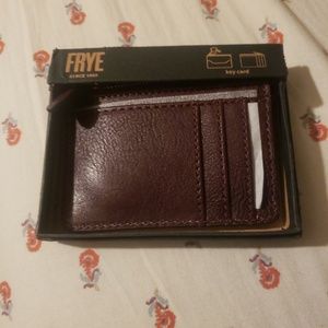 Frye leather card wallet